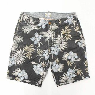 スコッチアンドソーダ(SCOTCH & SODA)のスコッチ&ソーダ ハイビスカス プリント ハーフパンツ ショートパンツ W30(ショートパンツ)