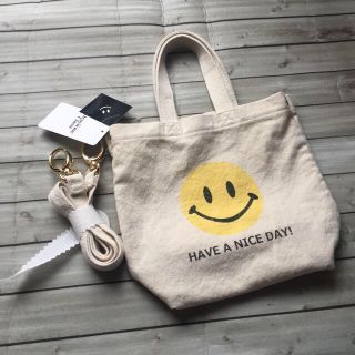 ドゥーズィエムクラス(DEUXIEME CLASSE)のSMILEY FACE SMILE BAG (エコバッグ)