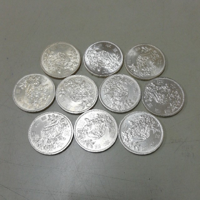 (10枚セット)東京オリンピック記念1000円銀貨
