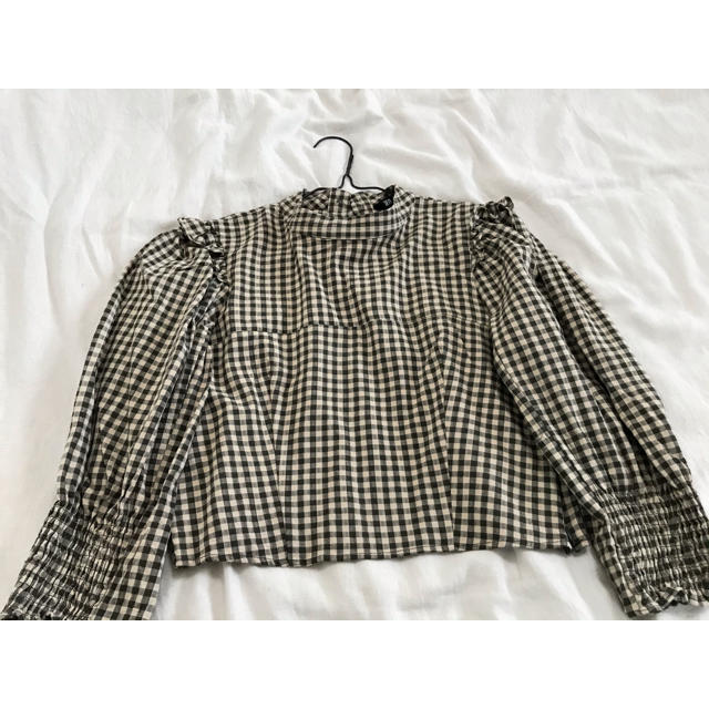 ZARA(ザラ)のZARA ギンガムチェックトップス レディースのトップス(シャツ/ブラウス(長袖/七分))の商品写真