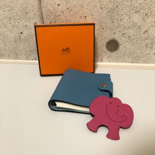 HERMES エルメス ノート ユリス 象 ブックマーク しおり-