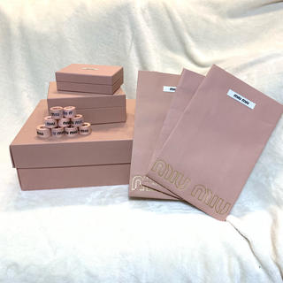 ミュウミュウ(miumiu)のmiumiu♡化粧箱&リボン&紙袋 セット(その他)