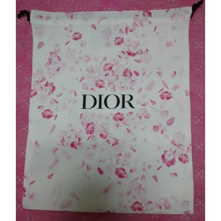 ディオール(Dior)のディオール 花柄 巾着(ポーチ)