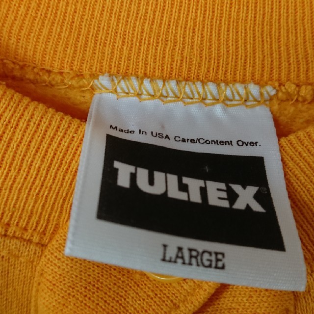 ☆US古着アメリカ製/TULTEX/前開き/スウェットシャツ/L レディースのトップス(トレーナー/スウェット)の商品写真