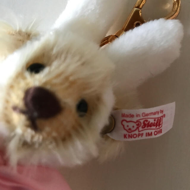 シュタイフ【Bunny Teddy bear Key ring】