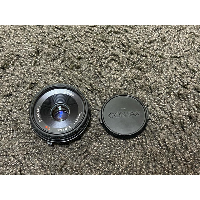  CONTAX CarlZeiss Tessar T*45mm F2.8 MMJ スマホ/家電/カメラのカメラ(レンズ(単焦点))の商品写真