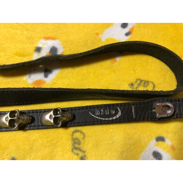 Fernandes(フェルナンデス)のフェルナンデスhide SKULL STRAPギターストラップ 楽器のギター(ストラップ)の商品写真