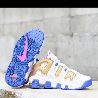 ナイキ(NIKE)のNIKE AIR MORE UPTEMPO (GS) 24.5(スニーカー)