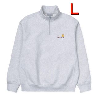 カーハート(carhartt)の[新品]カーハート  ハーフジップスウェット　トレーナーグレーサイズ L(トレーナー/スウェット)