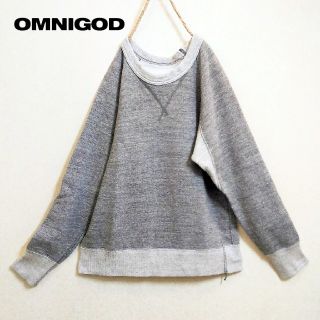 オムニゴッド(OMNIGOD)の美品 OMNIGOD✨オムニゴッド ラグラン スリーブスウェット トレーナー(トレーナー/スウェット)