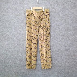 アンユーズド(UNUSED)のmidorikawa cat flower pants 未使用品(スラックス)