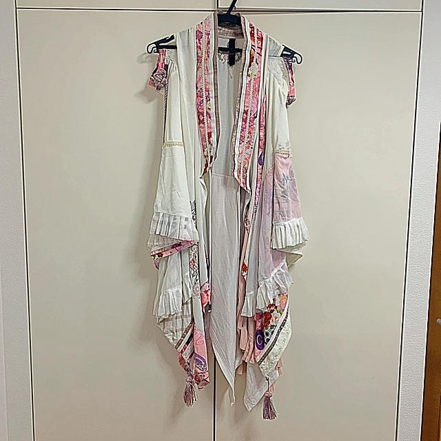 新品# ozz on 着物風ベスト&アームカバー