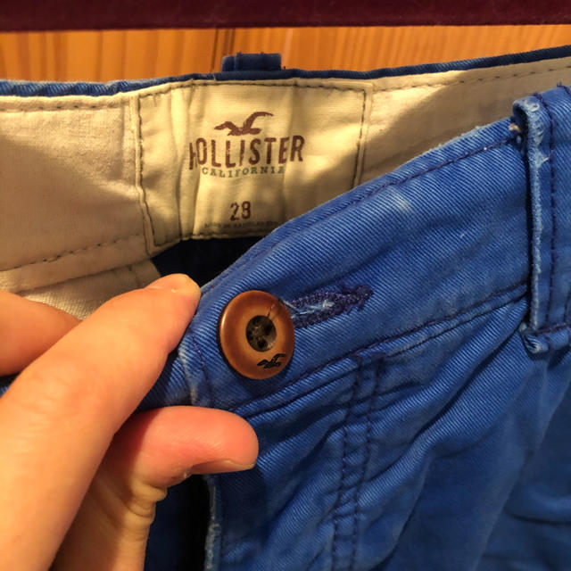 Hollister(ホリスター)のホリスター オールド風 ショートパンツ ブルー メンズのパンツ(ショートパンツ)の商品写真