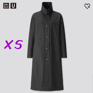 ユニクロ(UNIQLO)の新品タグ付き ユニクロユー ライトロングコート ブラック XS(スプリングコート)