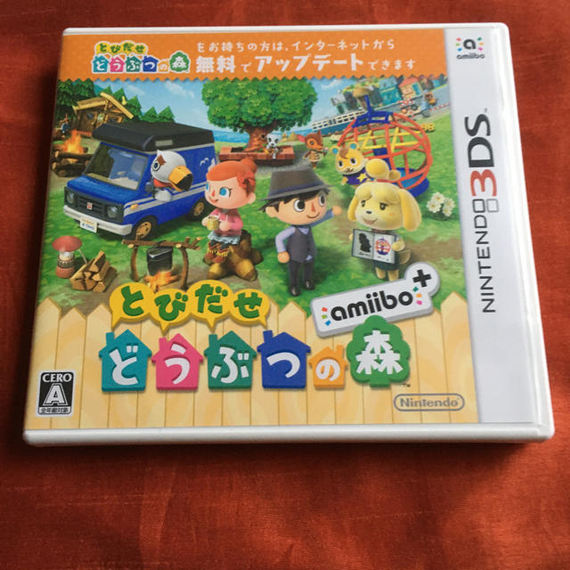 ニンテンドー3DS(ニンテンドー3DS)のとびだせ どうぶつの森 amiibo＋ どう森 とび森 3ds ソフト エンタメ/ホビーのゲームソフト/ゲーム機本体(携帯用ゲームソフト)の商品写真