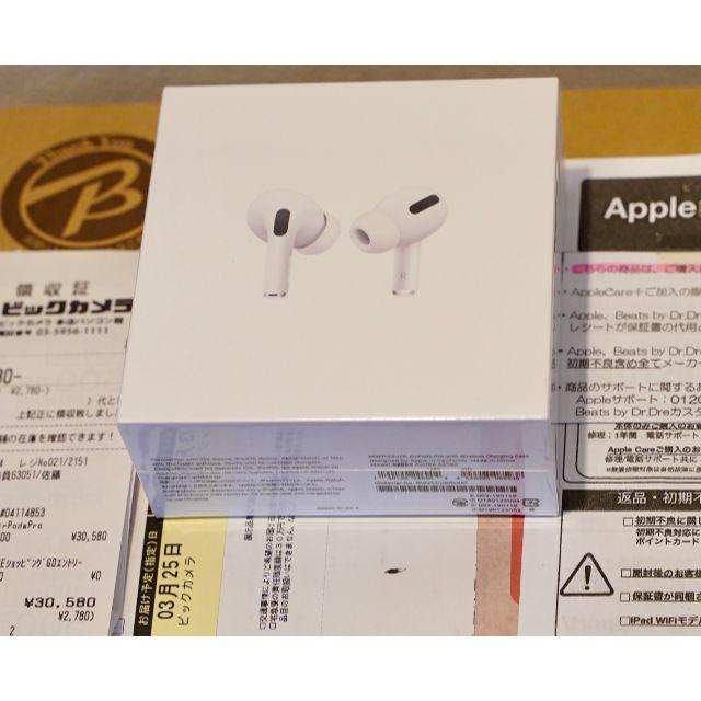 新品 未開封 AirPods Pro MWP22J/A A2083 管No1/3