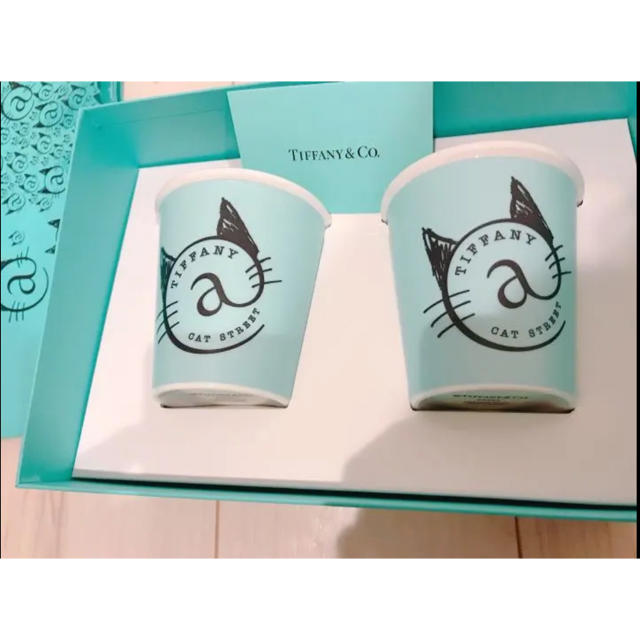 Tiffany & Co.(ティファニー)のティファニー 原宿 キャットストリート  限定 カップ 新品 未開封 インテリア/住まい/日用品のキッチン/食器(グラス/カップ)の商品写真