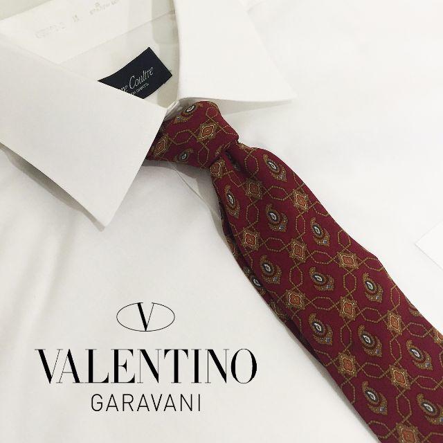 valentino garavani(ヴァレンティノガラヴァーニ)のヴァレンチノガラバーニ　総柄シルクネクタイ メンズのファッション小物(ネクタイ)の商品写真