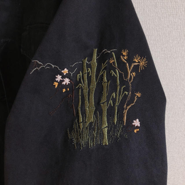 ZARA(ザラ)のZara 刺繍ジャケット メンズのジャケット/アウター(ミリタリージャケット)の商品写真