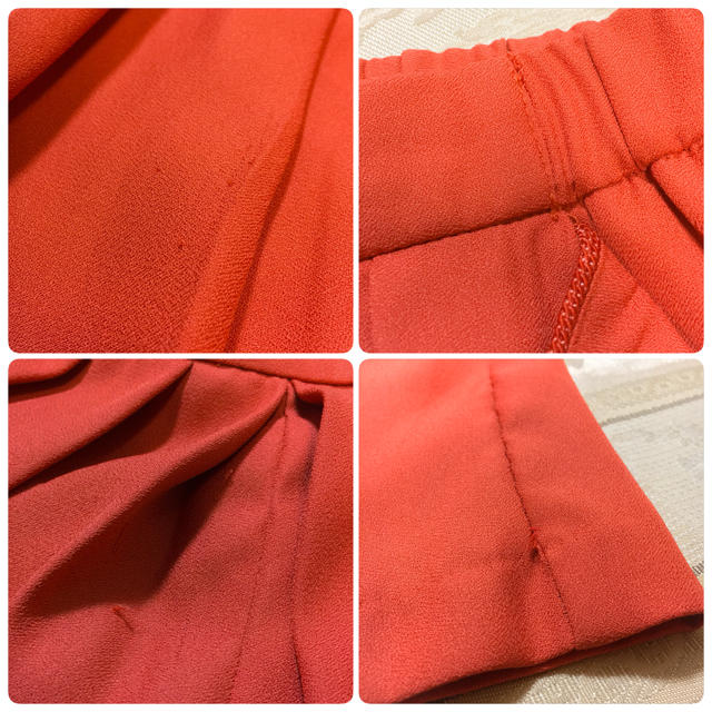 INDEX(インデックス)の※間もなく削除  afterall オレンジ プリーツスカート レディースのパンツ(キュロット)の商品写真