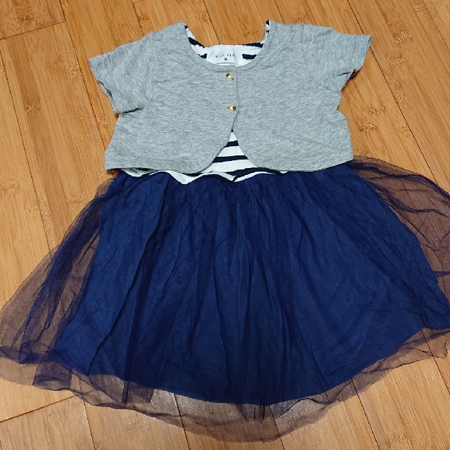 WILL MERY(ウィルメリー)のウィルメリー ワンピース 90 キッズ/ベビー/マタニティのキッズ服女の子用(90cm~)(ワンピース)の商品写真