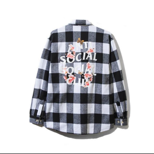 ANTI(アンチ)のASSC アンチソーシャルソーシャルクラブ ネルシャツ S 19SS 桜 メンズのトップス(シャツ)の商品写真