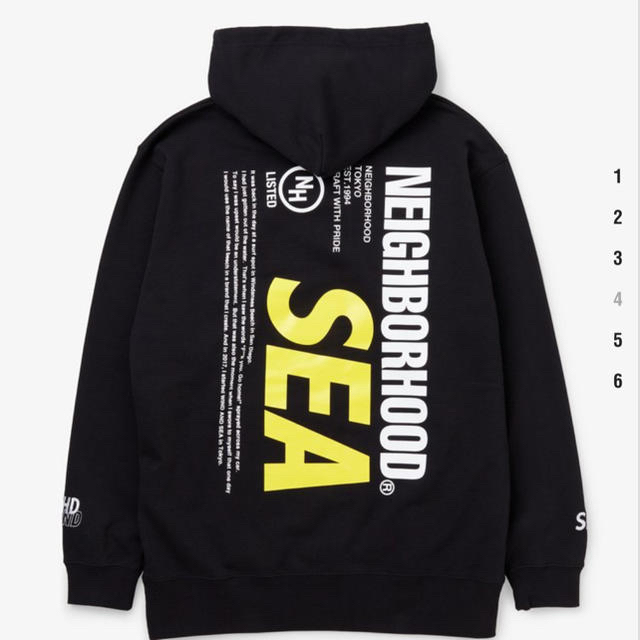 wind and sea × neighborhood hooded #2