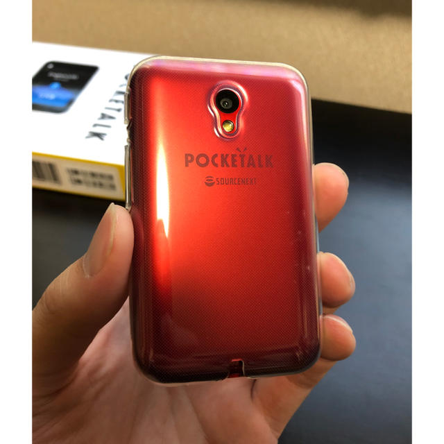 【美品】POCKETALK S PTSGG　ゴールド ポケトーク ソースネクスト Netshop.Too - POCKETALK (ポケトーク) S グローバル通信(2年