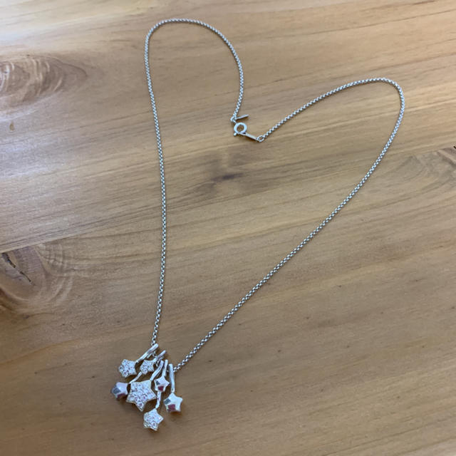 美品【スタージュエリー】Star Jewelry シルバーネックレス