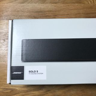 ボーズ(BOSE)の【新品未開封】Bose Solo 5 TV sound system (スピーカー)