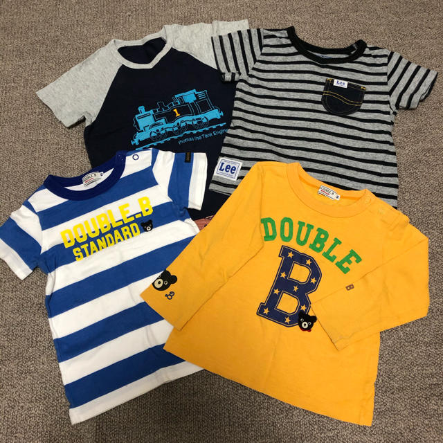 DOUBLE.B(ダブルビー)の【nakammyy様専用】ダブルB他　Tシャツ ロンT  まとめ売り 男の子 キッズ/ベビー/マタニティのキッズ服男の子用(90cm~)(Tシャツ/カットソー)の商品写真