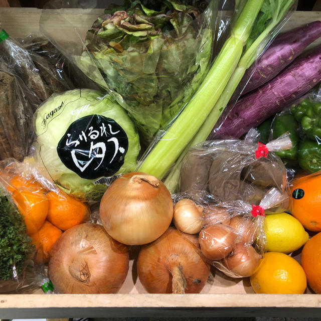 新鮮野菜詰め合わせ 果物と山盛りBOX 全国送料込み  食品/飲料/酒の食品(野菜)の商品写真