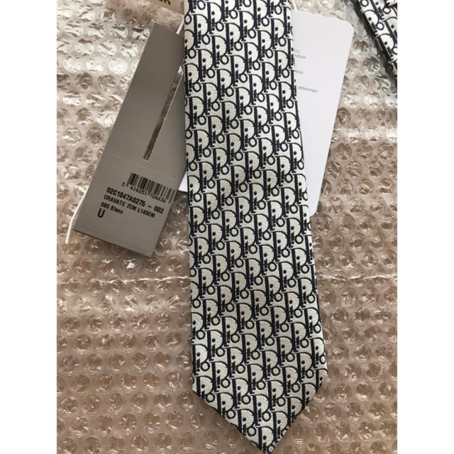DIOR HOMME - 新品 ディオールオム ネクタイ DIOR homme ロゴ DIOR HOMME - 新品 ディオールオム ネクタイ DIOR homme ロゴ