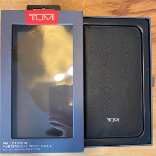 トゥミ(TUMI)の【新品】TUMI(トゥミ) iPhone XS Max 手帳型本革 スマホケース(iPhoneケース)