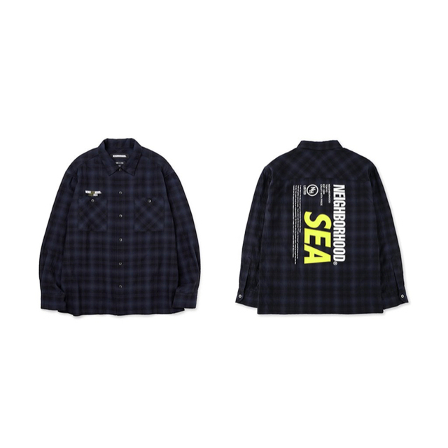 NEIGHBORHOOD(ネイバーフッド)のNHWDS / C-SHIRT . LS BLACK メンズのトップス(シャツ)の商品写真