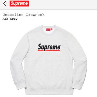 シュプリーム(Supreme)のUnderline Crewneck(スウェット)