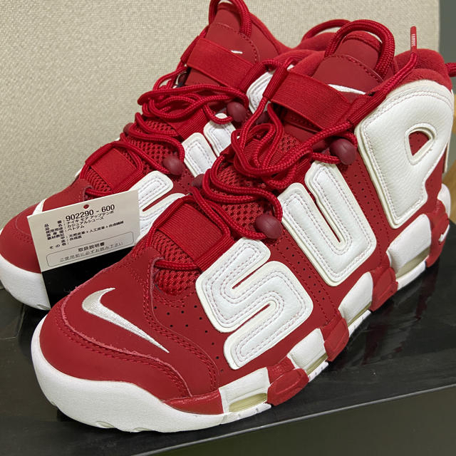 確実正規品 supreme air more uptempo