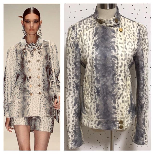 Schaffhausen 時計 スーパー コピー 、 Gucci - 本物 グッチ パイソン柄 ジップアップ 羊革 レザー ジャケット 44の通販