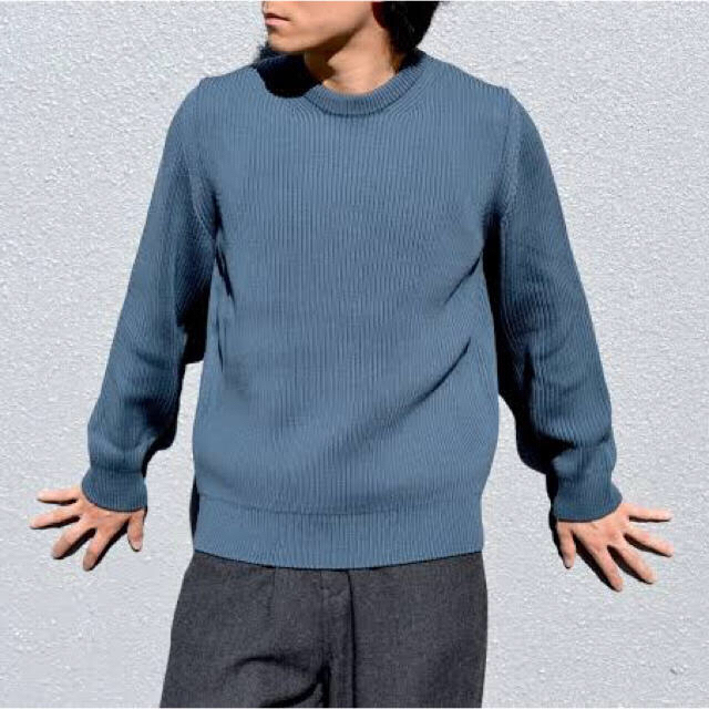 オーラリー　AURALEE SUPER FINE WOOL RIB KNIT 3