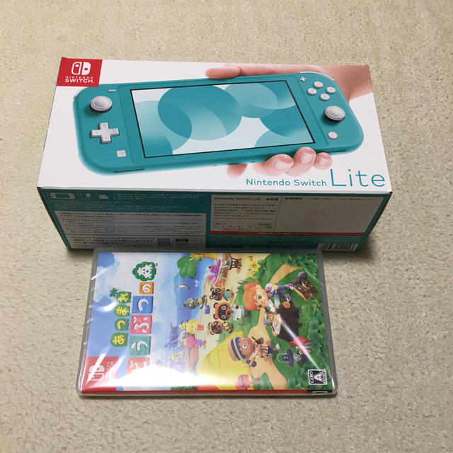 Nintendo Switch  Lite ターコイズ どうぶつの森 セット