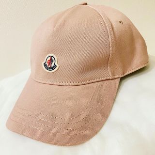 モンクレール(MONCLER)の【最後の1点】新品 MONCLER モンクレール ベースボールキャップ ピンク(キャップ)