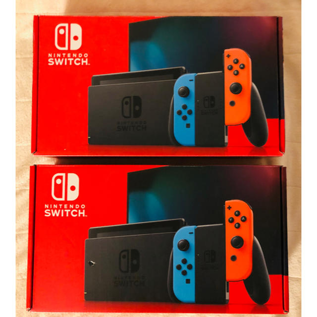 【送料無料】ニンテンドースイッチ ネオンブルー ネオンレッド 2台セット