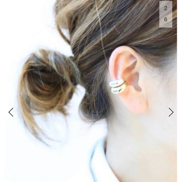 DEUXIEME CLASSE(ドゥーズィエムクラス)のLAVER EAR CUFF⭐︎ゴールド レディースのアクセサリー(イヤーカフ)の商品写真