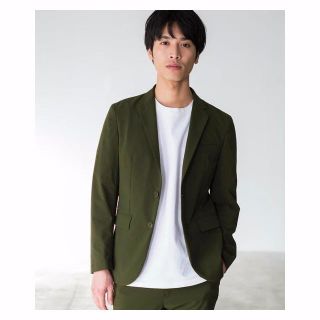 ユナイテッドアローズグリーンレーベルリラクシング(UNITED ARROWS green label relaxing)のグリーンレーベル リラクシング SOLOTEXR 2ボタン ストレッチジャケット(テーラードジャケット)