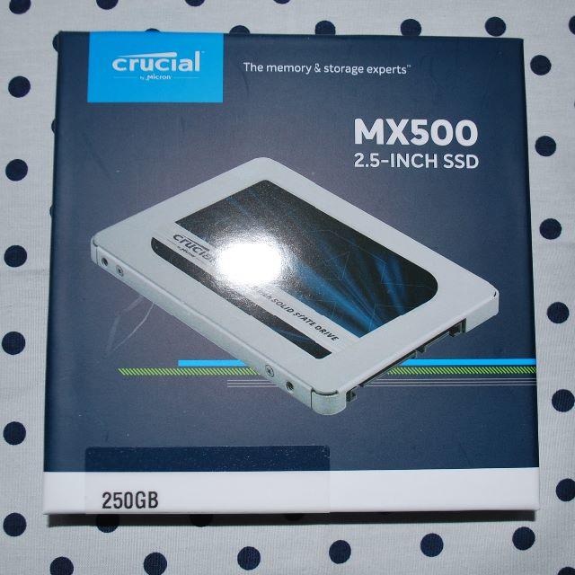 新品 Crucial 3D TLC NAND SSD 2.5インチ 250GB