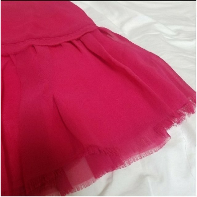 CECIL McBEE(セシルマクビー)のCECIL Mc BEE姉妹ブランド シフォンピンク スカート レディースのスカート(ミニスカート)の商品写真