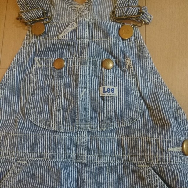 Lee(リー)のLeeオーバーオール80 キッズ/ベビー/マタニティのベビー服(~85cm)(カバーオール)の商品写真