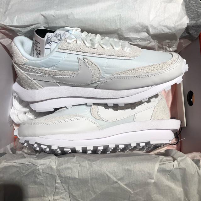 24cm NIKE LD WAFFLE SACAI WHITE