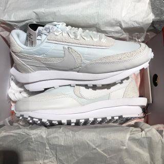 ナイキ(NIKE)の24cm NIKE LD WAFFLE SACAI WHITE(スニーカー)