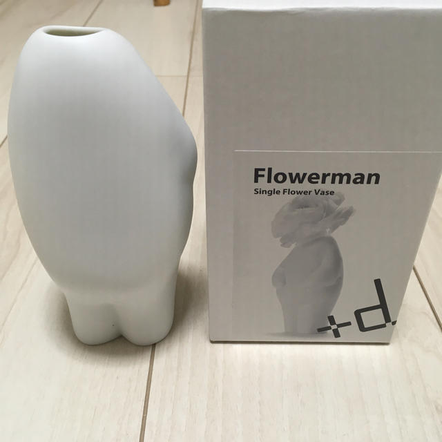 d＋　フラワーマン　花瓶 インテリア/住まい/日用品のインテリア小物(花瓶)の商品写真